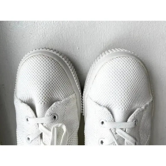 SPLENDID Eco 8 M Womens White Liberty Toe Platform Athletic Sneakers Shoes - Picture 5 of 8
